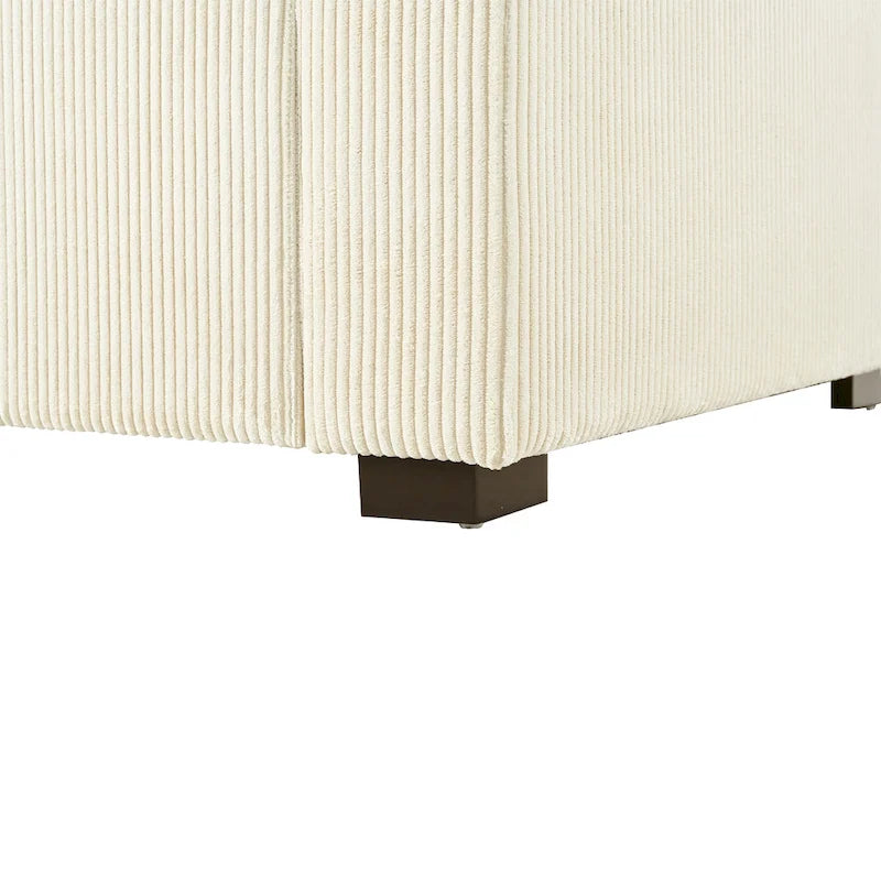 Canapé-lit surdimensionné en tissu moderne Zala par Christopher Knight Home