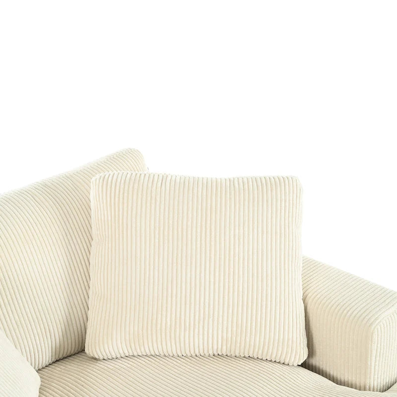 Canapé-lit surdimensionné en tissu moderne Zala par Christopher Knight Home