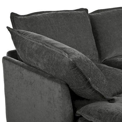 Canapé-lit modulaire 8 pièces en polyester 126 avec rangement, coussins double couche imitation tissu et configuration personnalisable