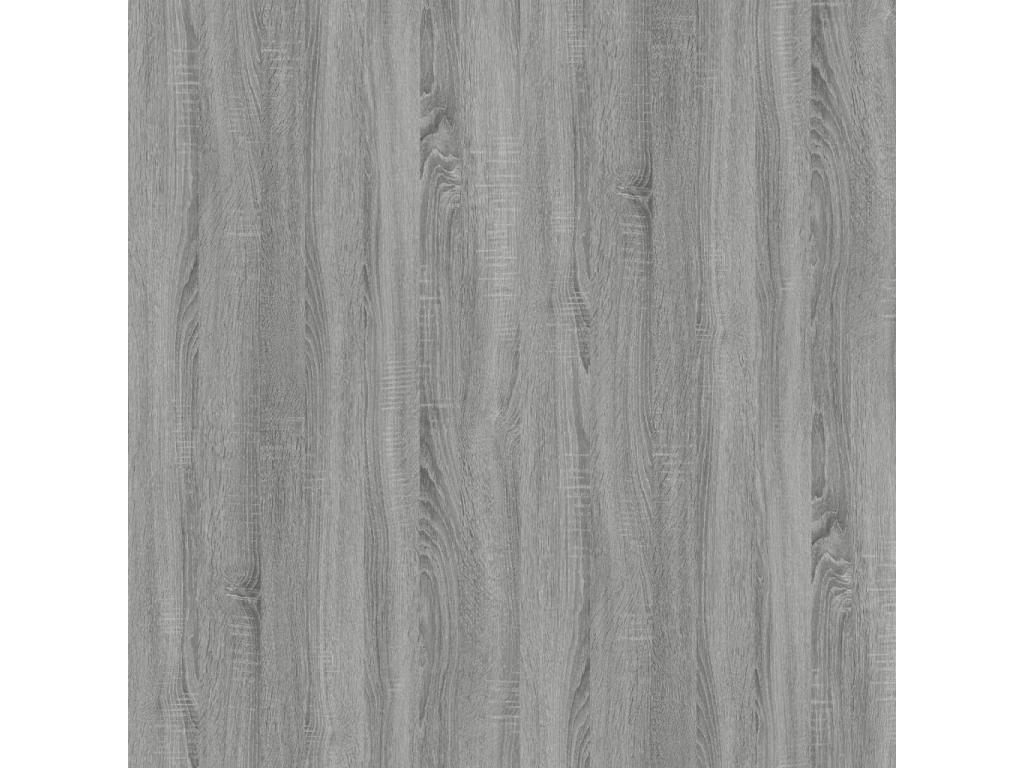 Table d'appoint en bois composite, 50 x 46 x 35 cm, grise