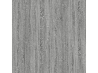 Table d'appoint en bois composite, 50 x 46 x 35 cm, grise