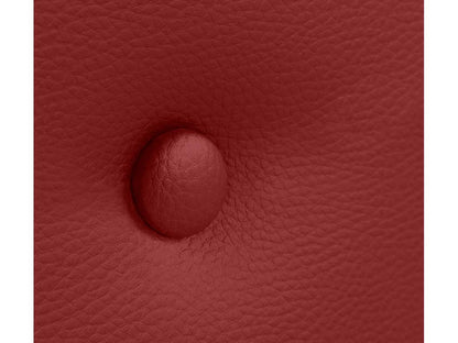 Lit en cuir, 110 x 50 cm, rouge