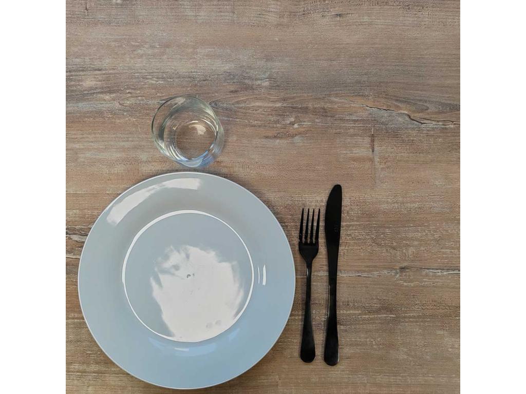 Table en bois effet chêne, 70 x 70 cm, marron