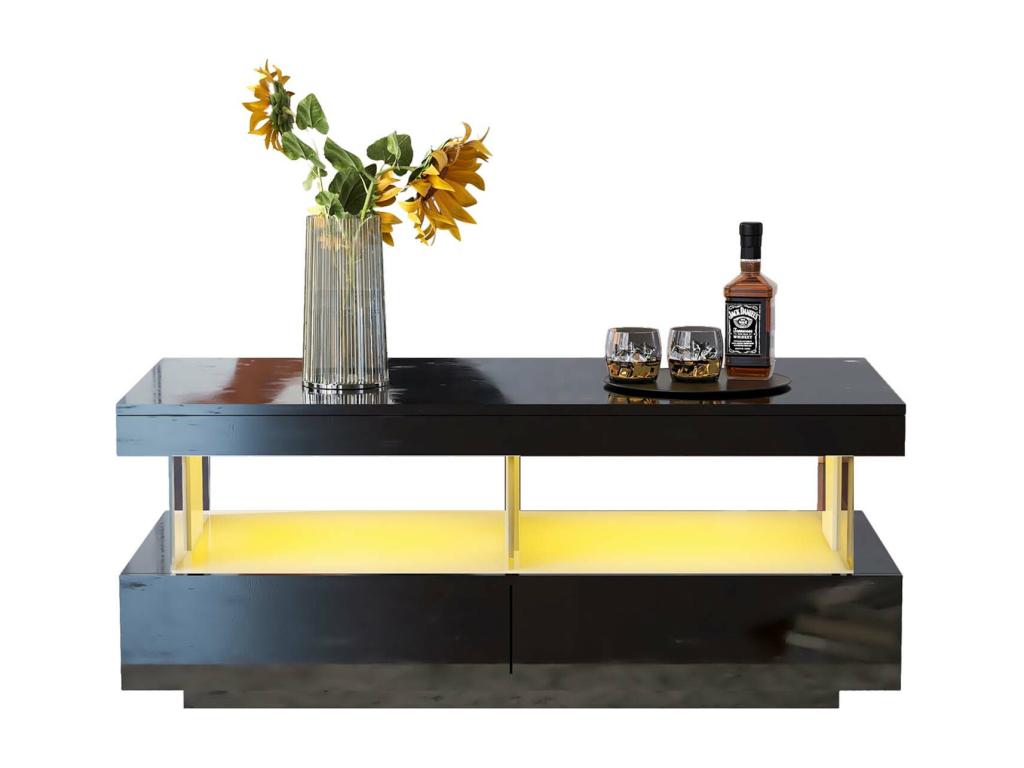 Table basse noire