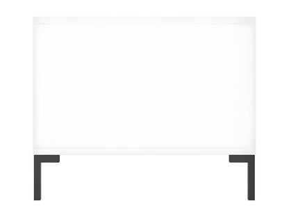 Table basse en bois composite, 90 x 50 x 40 cm, blanche