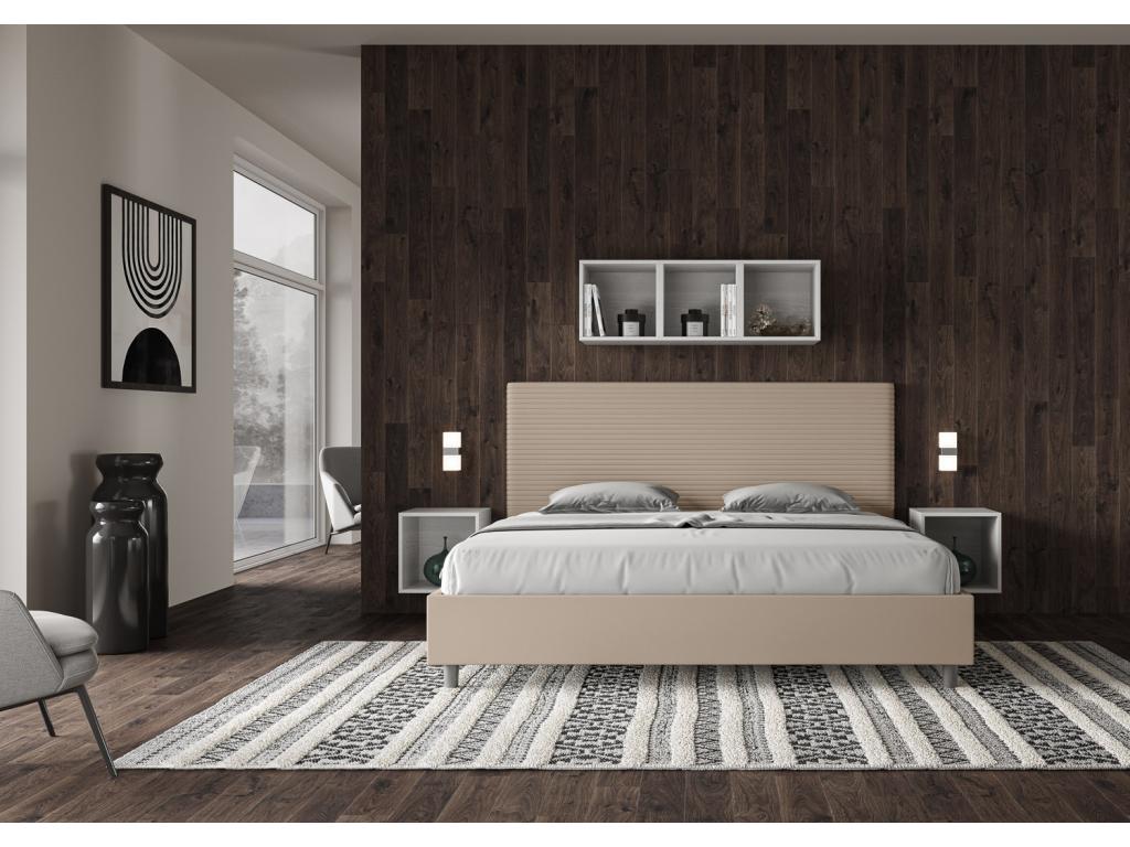 Lit en cuir, 200 x 200 cm