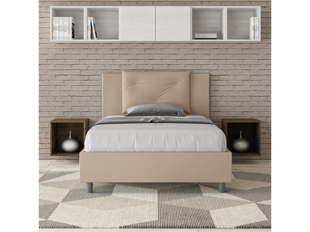 Lit en cuir, 120 x 190 cm