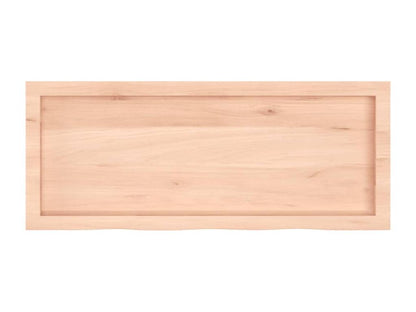 Étagère en chêne massif, 100 x 40 x 2 cm, finition naturelle