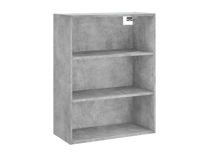 Buffet en bois d'ingénierie, 69,5 x 34 x 180 cm, gris