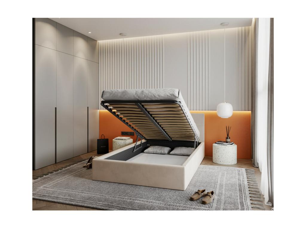 Lit, 120 x 200 cm, beige