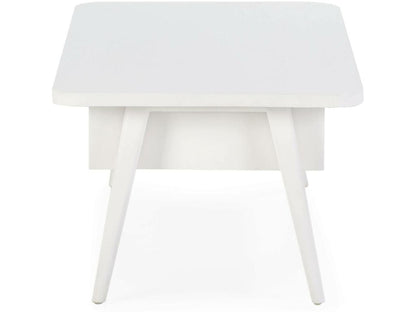 Table basse, 106 x 60 x 43 cm, blanche