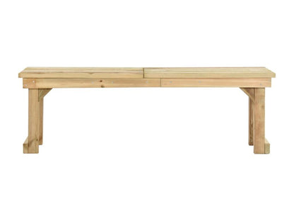 Banc, 140 x 38 x 45 cm, marron
