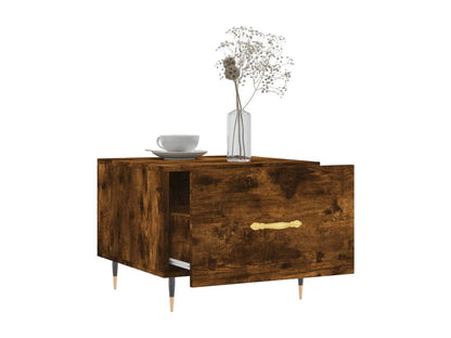 Ensemble de 2 meubles de maison en bois imitation chêne, 50 x 50 x 40 cm, marron