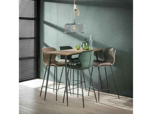 Fauteuil en velours beige