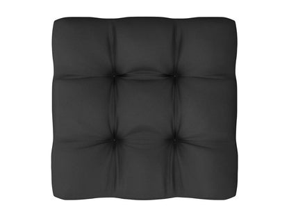 Ensemble de mobilier de jardin 6 pièces avec coussins, en pin massif blanc