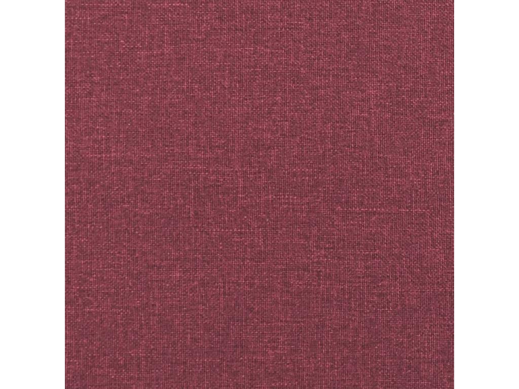 Ensemble de meubles de maison 2 pièces avec coussins en tissu, rouge