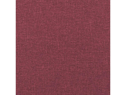 Ensemble de meubles de maison 2 pièces avec coussins en tissu, rouge