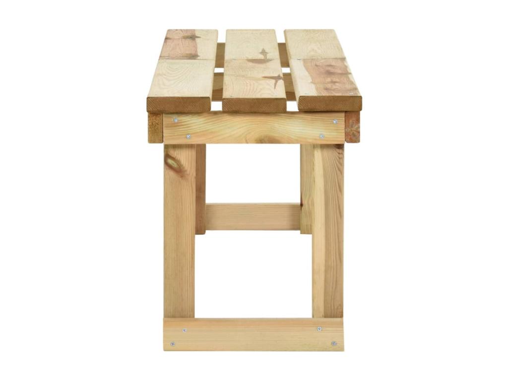 Banc, 140 x 38 x 45 cm, marron