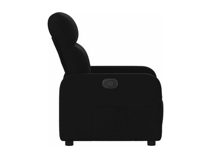 Fauteuil d'appoint en tissu noir