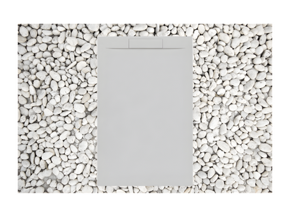 Plateau effet marbre pour meubles de maison, 155 x 100 cm, gris