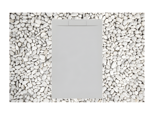 Plateau effet marbre pour meubles de maison, 155 x 100 cm, gris