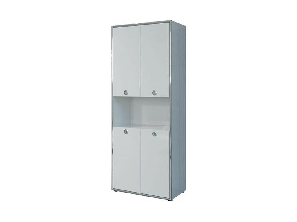 Armoire 4 portes, blanche