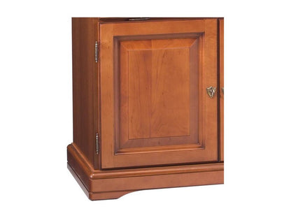 Meuble TV 3 portes, 46,5 cm, marron