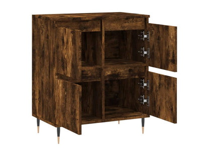 Buffet en bois imitation chêne, 60 x 35 x 70 cm, marron