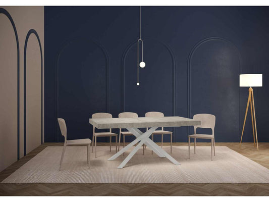 Table, 90 x 200 cm, grise