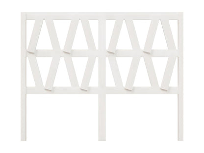 Lit en bois massif, 166 x 4 x 100 cm, blanc