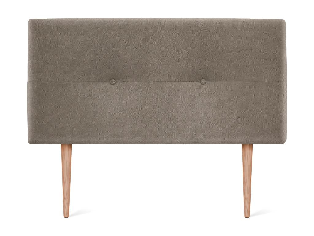 Lit en tissu, 110 x 105 cm, marron