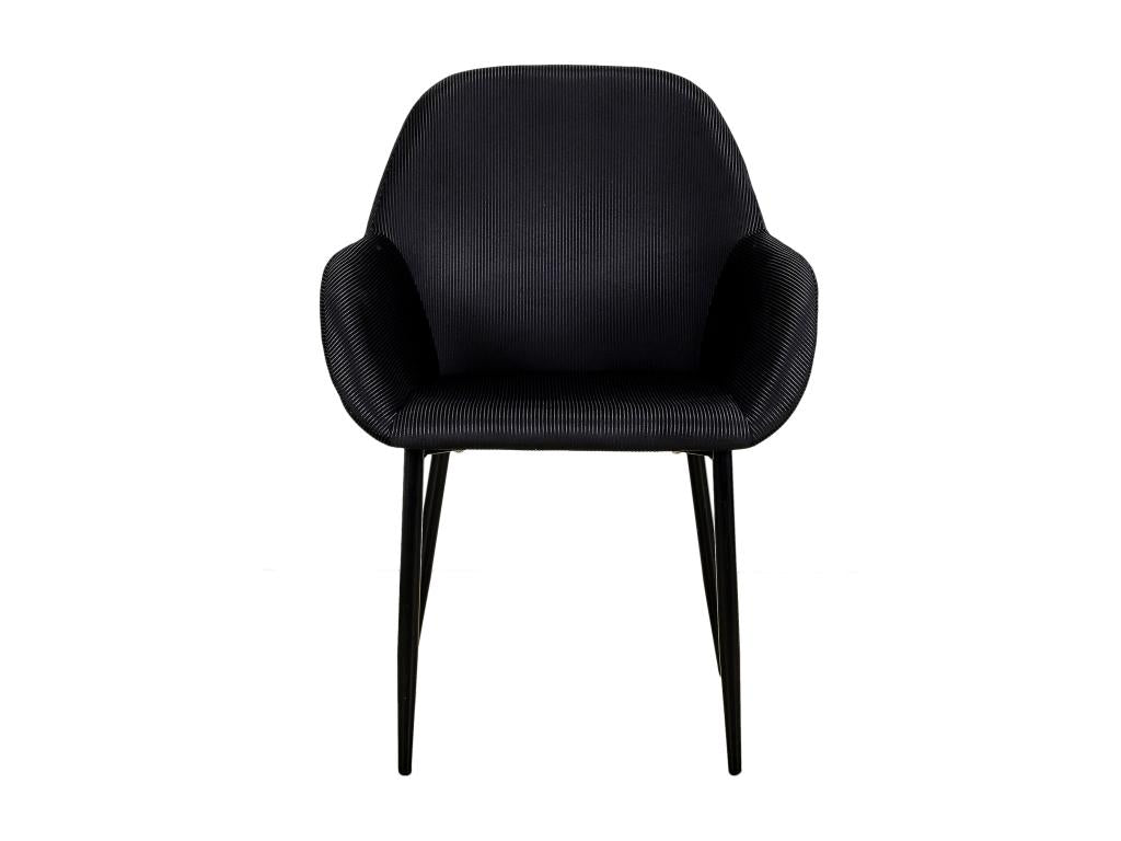 Fauteuil d'appoint en velours noir