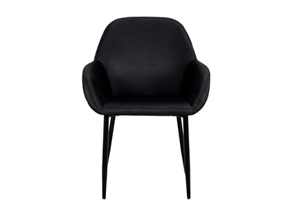 Fauteuil d'appoint en velours noir