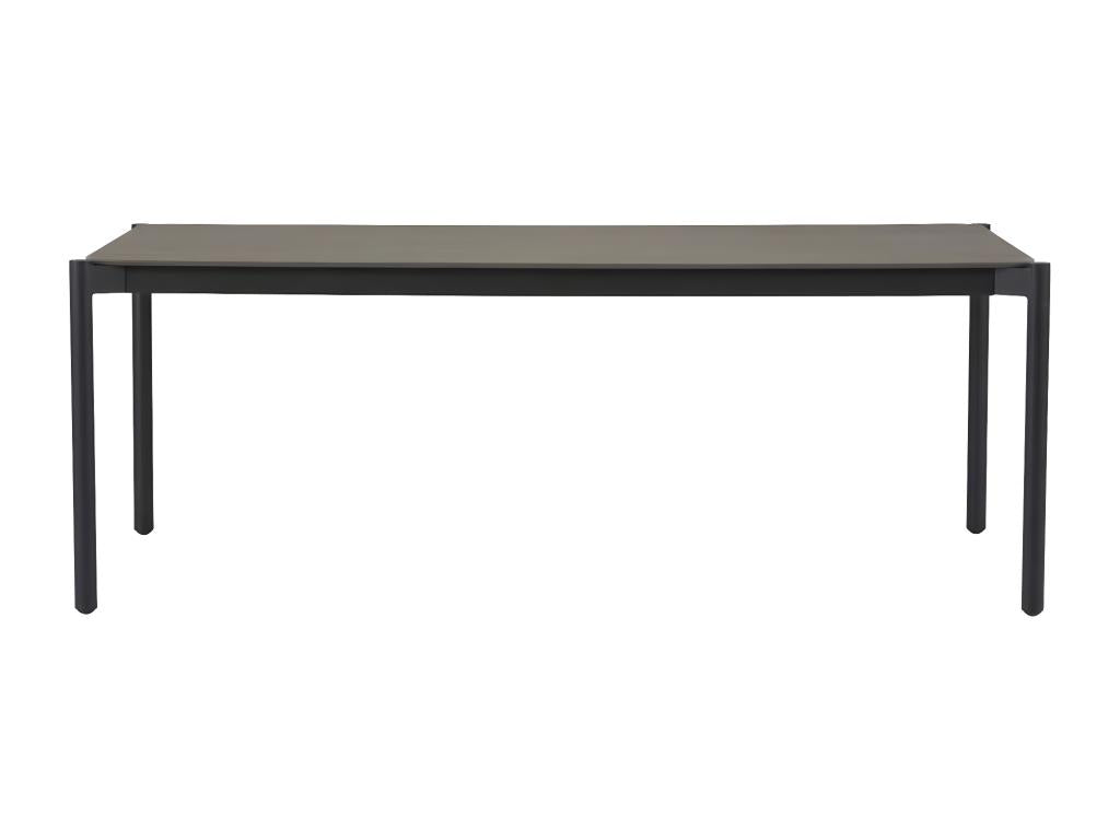 Table, 104 x 204 cm, noire