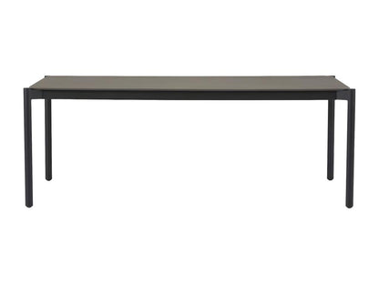 Table, 104 x 204 cm, noire