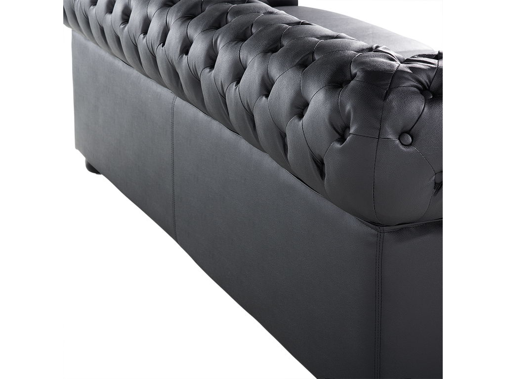 Meubles de maison en cuir, noirs