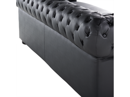 Meubles de maison en cuir, noirs