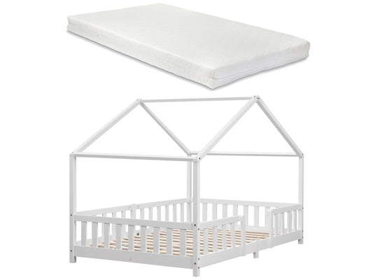 Lit, 200 x 120 cm, Blanc