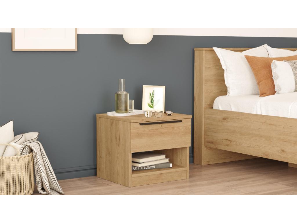 Table, 50 x 42 x 45 cm, marron