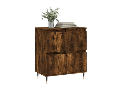 Buffet en bois imitation chêne, 60 x 35 x 70 cm, marron