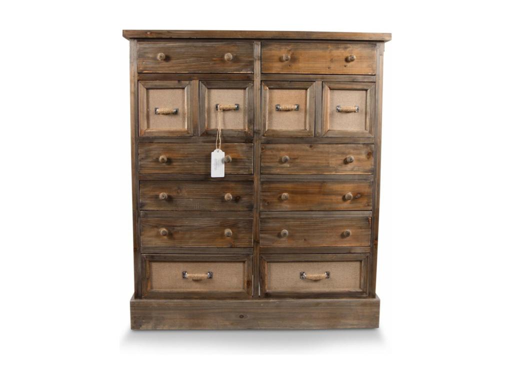 Commode, 85 x 33 x 98,5 cm, marron