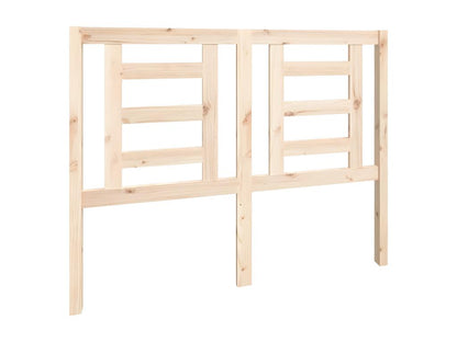 Lit en bois massif, 126 x 4 x 100 cm, marron