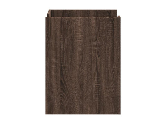 Table en bois effet chêne, 45 x 50 x 65 cm, marron