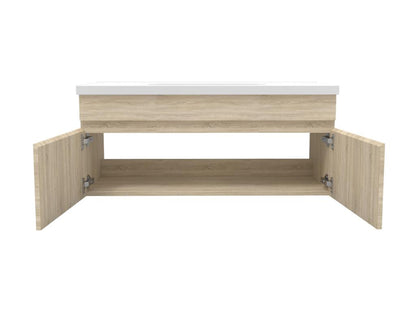 Meuble d'intérieur 2 portes, 99 x 45 x 40 cm, naturel