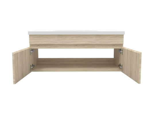 Meuble d'intérieur 2 portes, 99 x 45 x 40 cm, naturel