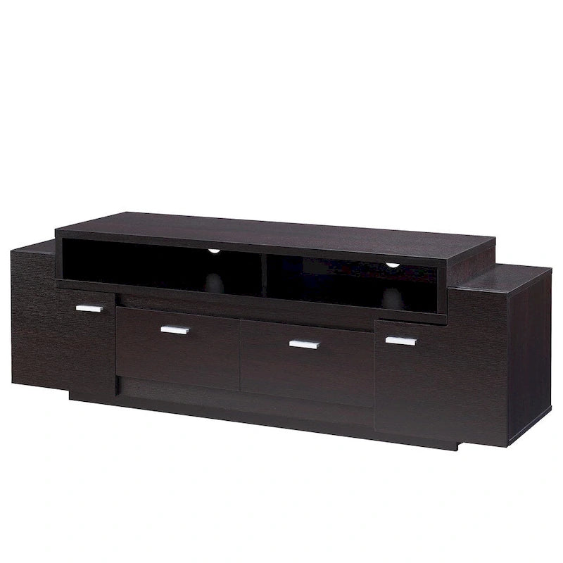 Meuble TV multifonctionnel de rangement contemporain Merc par Furniture of America