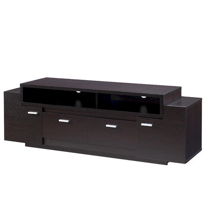 Meuble TV multifonctionnel de rangement contemporain Merc par Furniture of America