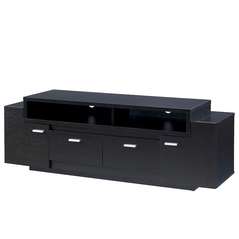 Meuble TV multifonctionnel de rangement contemporain Merc par Furniture of America