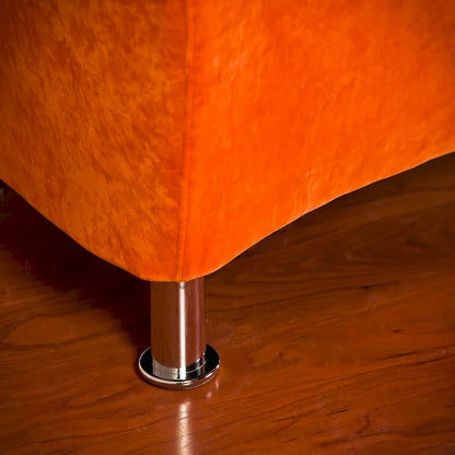 Fauteuil d'appoint moderne en microfibre orange de Christopher Knight Home