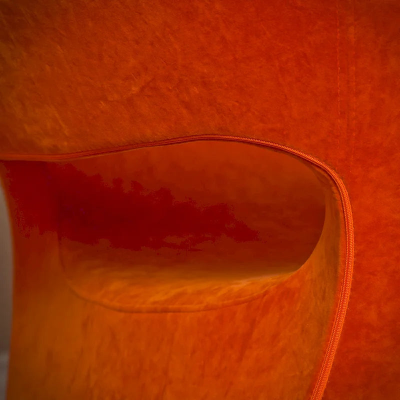 Fauteuil d'appoint moderne en microfibre orange de Christopher Knight Home